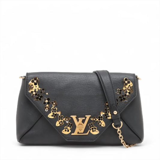 LOUIS VUITTON LOUIS VUITTON LV Logo x Taurillon Love Note Shoulder Bag M54873 AR2187