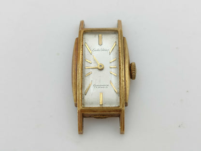 Hand-wound K18 ladies' watch