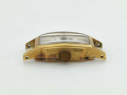 Hand-wound K18 ladies' watch
