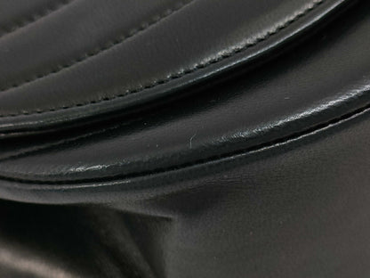 CHANEL Half Moon Shoulder Bag Black