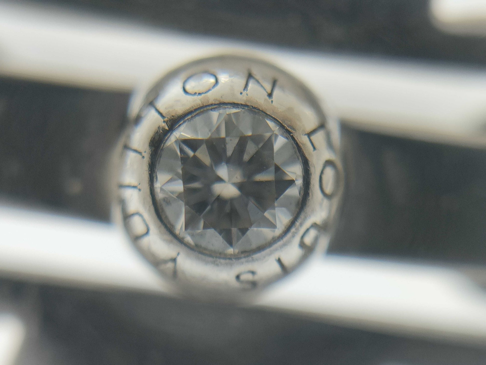 LOUIS VUITTON Petite Bourg Fleur 1PD White Gold 750 9.1g Ring 