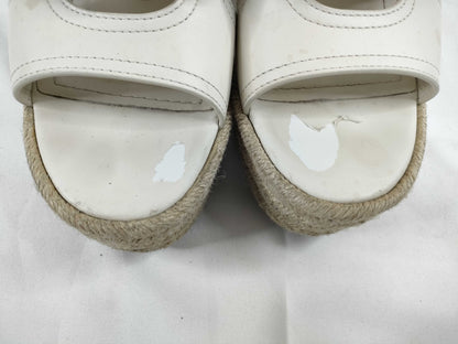 Dior Christian Dior Leather Wedge Sandals