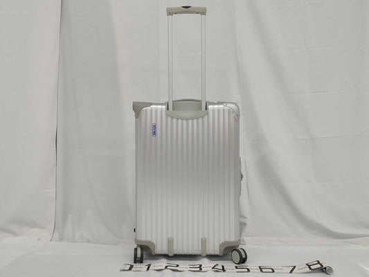 RIMOWA Topaz Aluminum Carry-on Case, Silver, PIN Code 000, Carry-on Bag