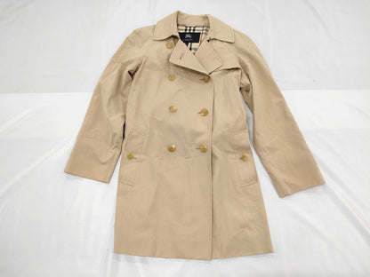 BURBERRY Cotton Trench Coat, Beige, Size 40