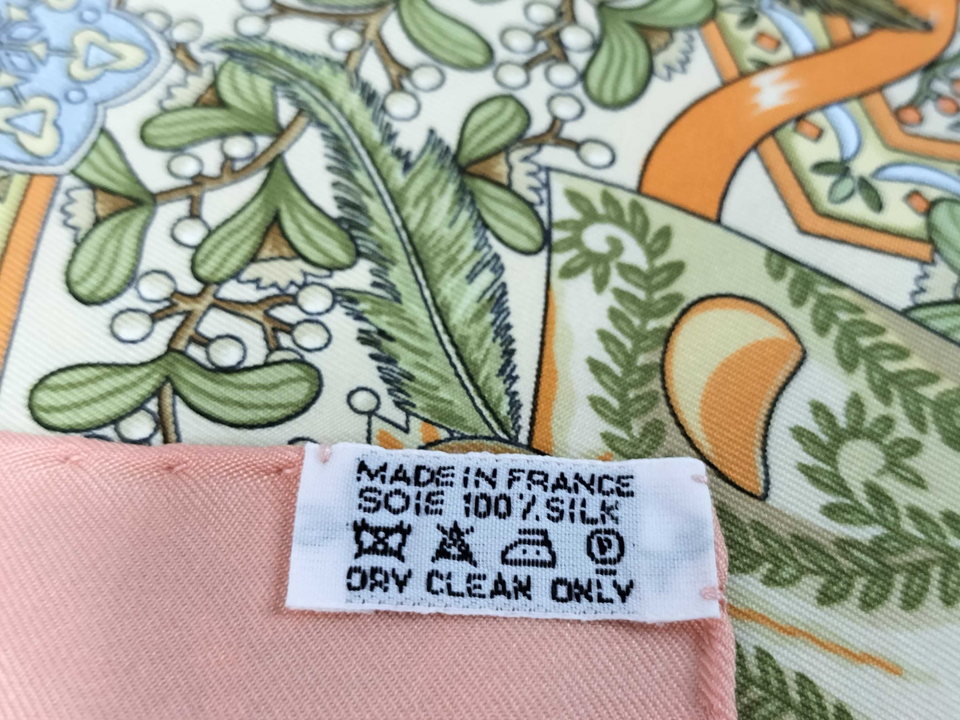 HERMES Carré 90 Axis of the World Silk Scarf