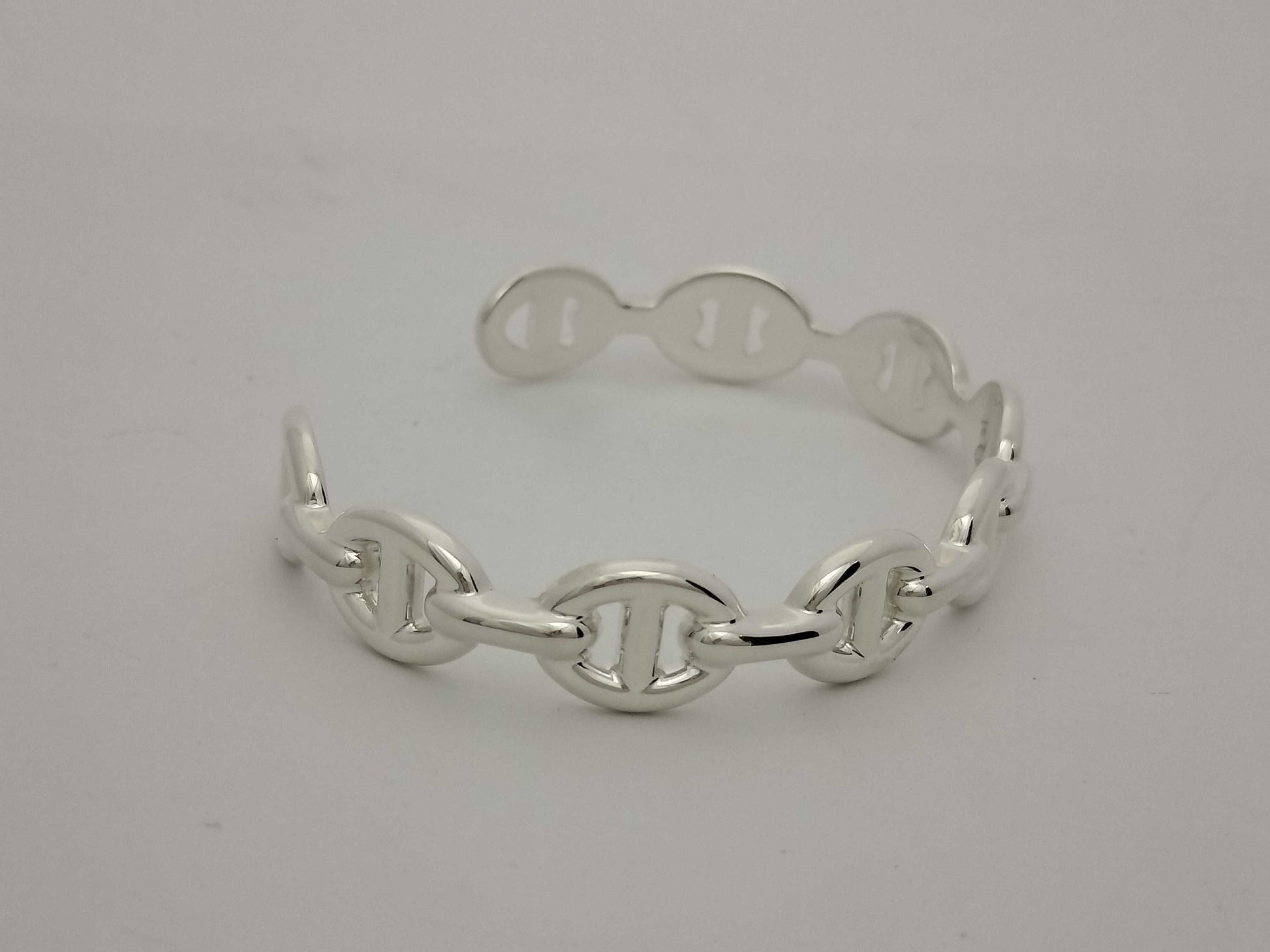 HERMES Chaine d'Ancre Ancienne Bangle, Ag925, Bracelet/Bangle