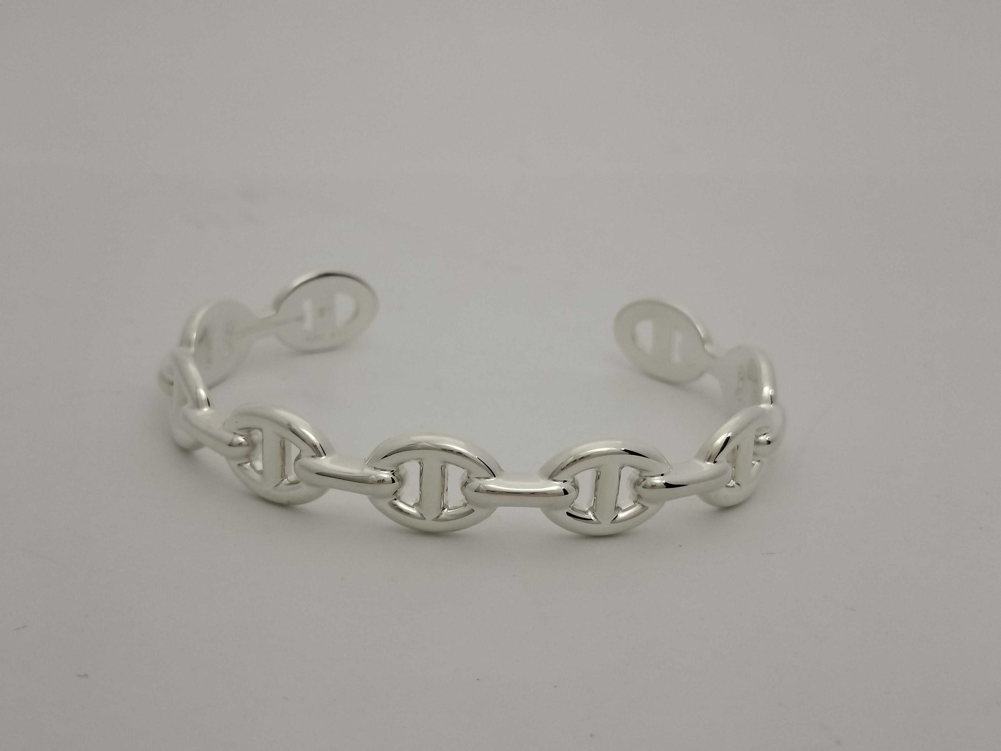 HERMES Chaine d'Ancre Ancienne Bangle, Ag925, Bracelet/Bangle