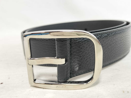 GUCCI Gucci Leather Belt Black 449716 Belt