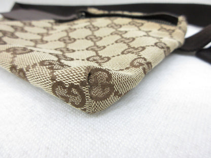 GUCCI GG Canvas Crossbody Waist Bag Approx. W30 x H16cm