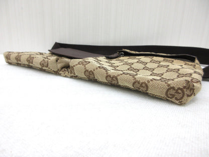 GUCCI GG Canvas Crossbody Waist Bag Approx. W30 x H16cm