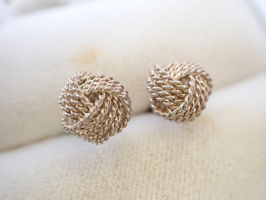 Tiffany & Co. Tiffany & Co. TIFFANY & Co. T&CO Somerset Twisted Knot Stud Earrings AG925 Earrings