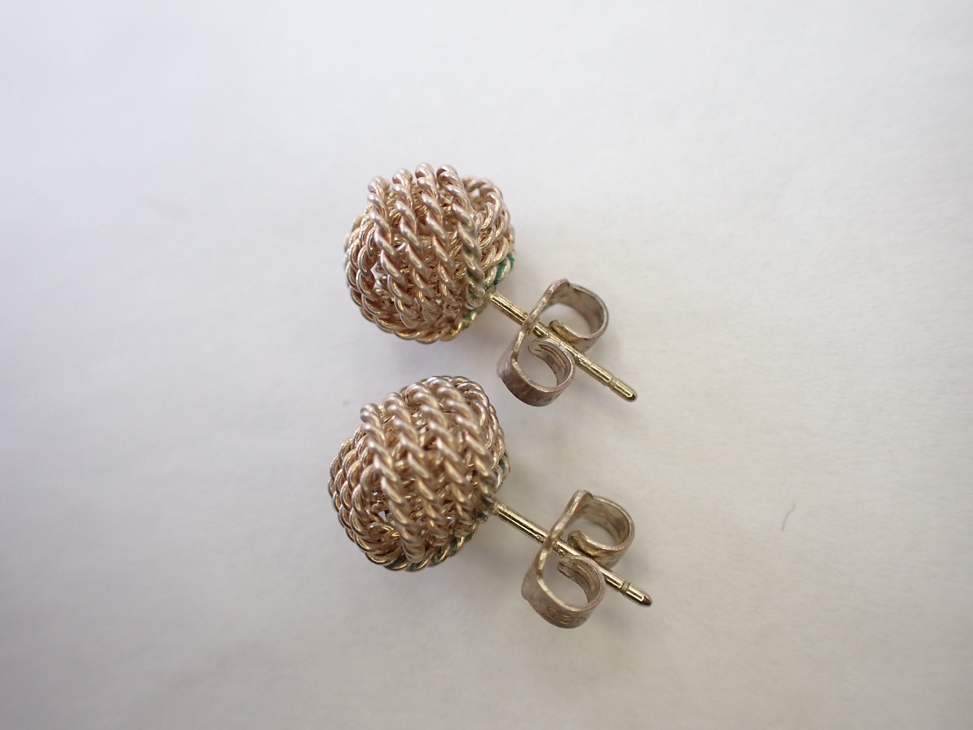 Tiffany & Co. Tiffany & Co. TIFFANY & Co. T&CO Somerset Twisted Knot Stud Earrings AG925 Earrings