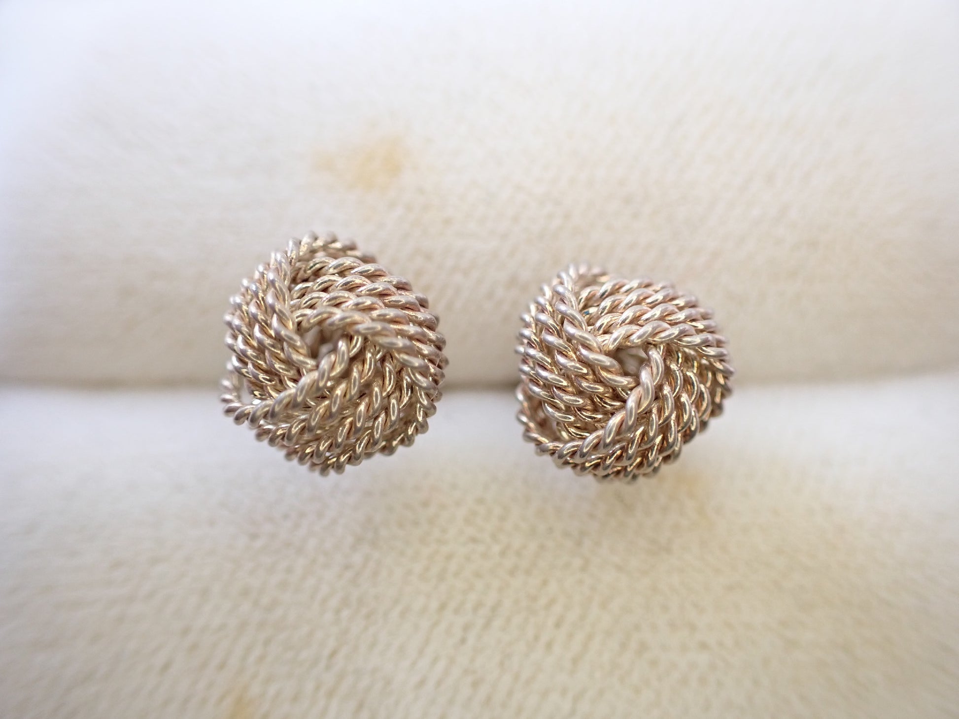 Tiffany & Co. Tiffany & Co. TIFFANY & Co. T&CO Somerset Twisted Knot Stud Earrings AG925 Earrings