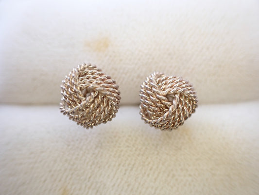 Tiffany & Co. Tiffany & Co. TIFFANY & Co. T&CO Somerset Twisted Knot Stud Earrings AG925 Earrings
