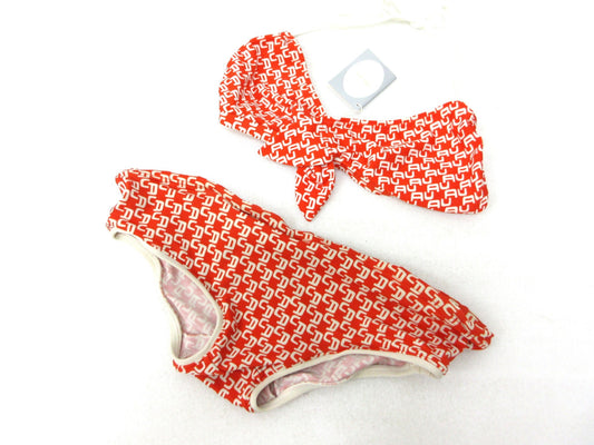 Dior Christian Dior CD Pattern Vintage 2-Piece Swimsuit and Other Apparel