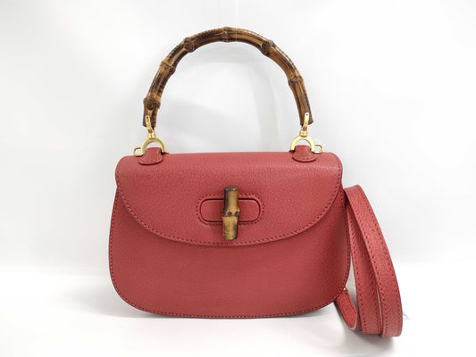 GUCCI Bamboo Hand 2-Way Bag