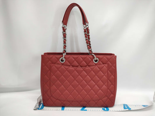 CHANEL Caviar Skin Coco Mark GST Shoulder Tote Bag