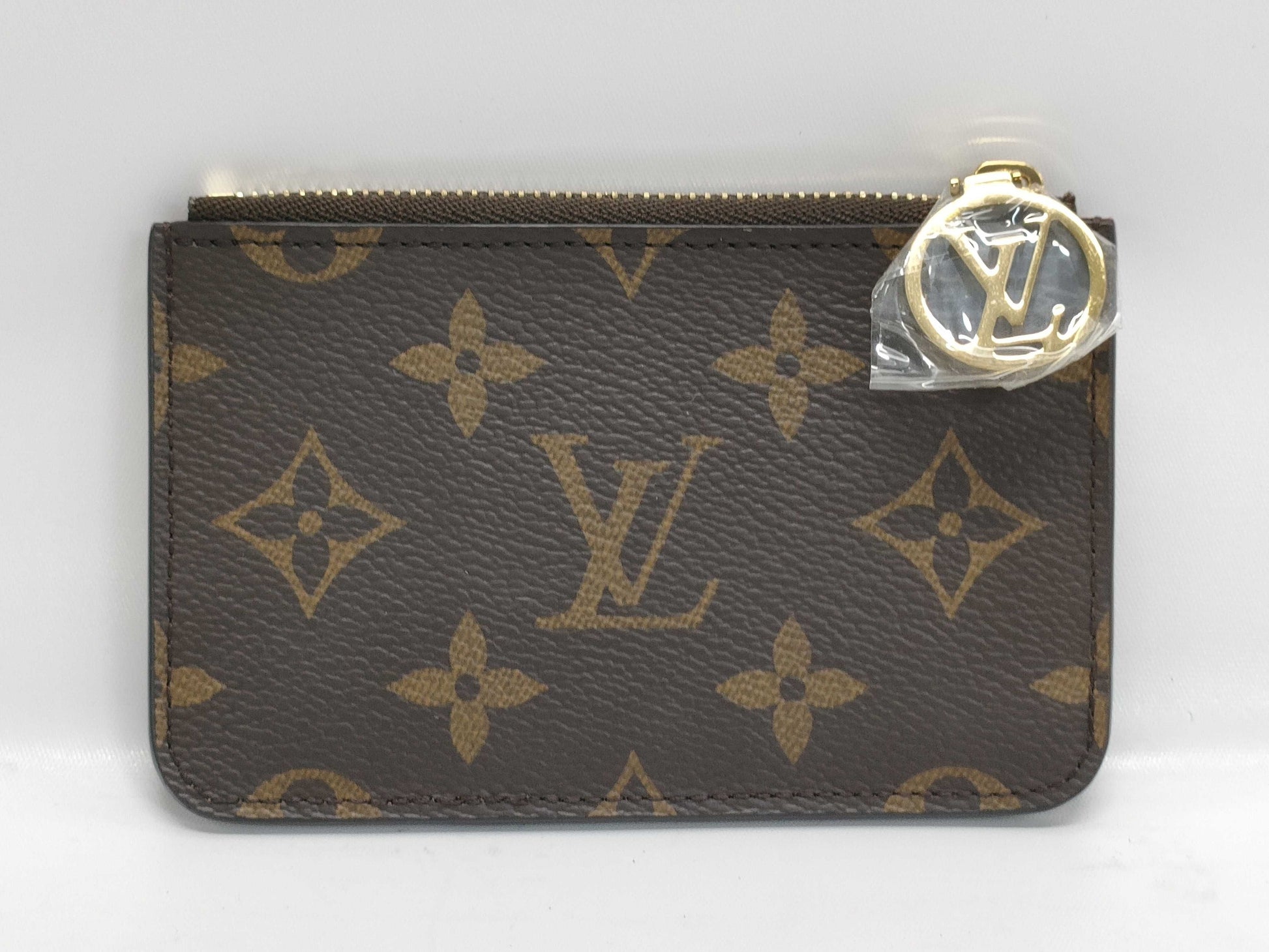 LOUIS VUITTON Louis Vuitton Card Case Porte Carte Romy IC Chip M81880 with Box and Dust Bag