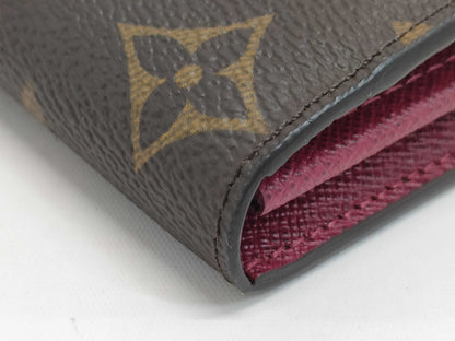 LOUIS VUITTON Monogram Portefeuille Sarah with IC Chip, Dust Bag and Box, M62234 Wallet