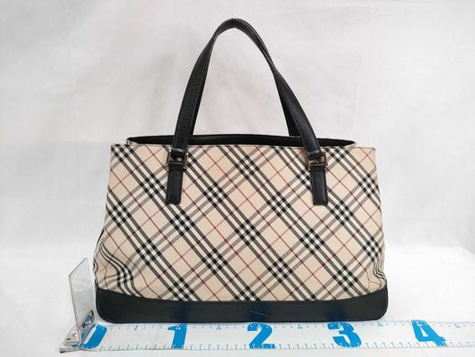 BURBERRY Nova Check Tote Bag Handbag