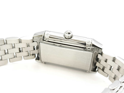 JAEGER LECOULTRE Reverso Duet Q2668120 266.8.44 2102594 Stainless Steel Hand-Wound Silver Dial Unmoving Women's Watch