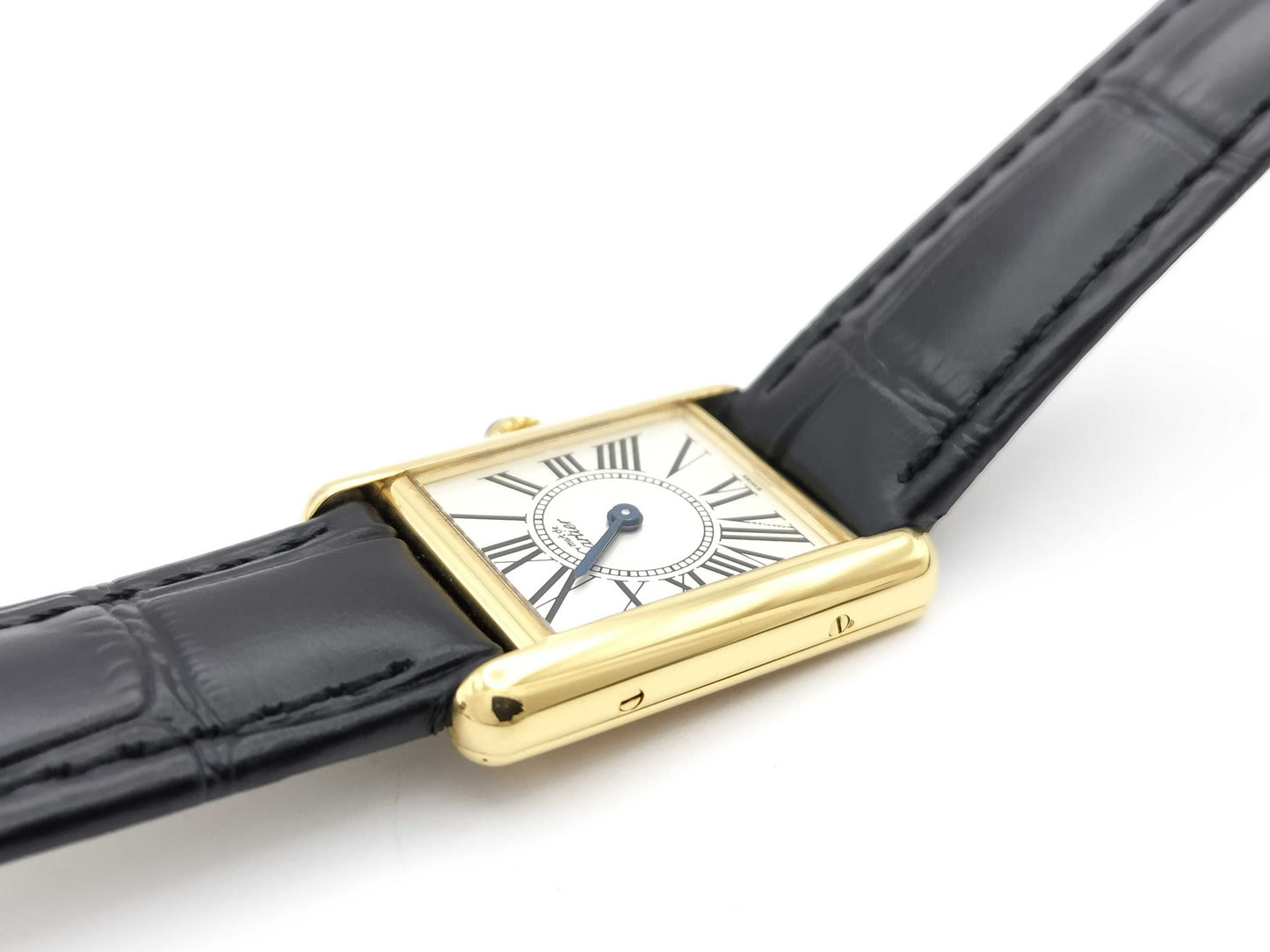 Cartier Must Tank W1005554 5057001 134471 Quartz Opalescent Dial Women's Watch
