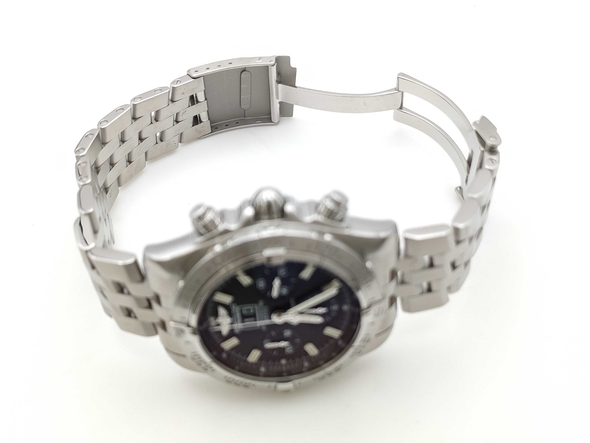 BREITLING Chronomat Blackbird A44359 2366867 SS AT Black Dial Men's Watch
