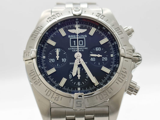 BREITLING Chronomat Blackbird A44359 2366867 SS AT Black Dial Men's Watch