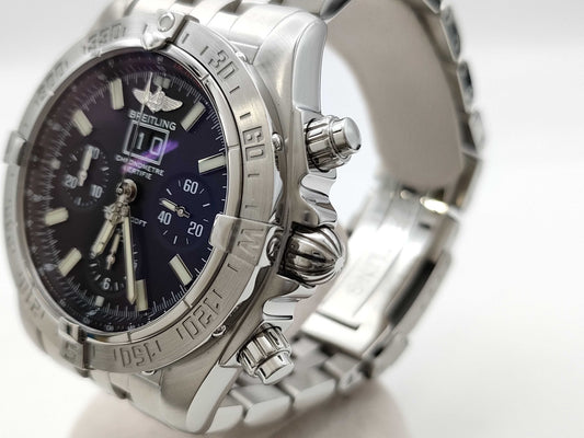 BREITLING Chronomat Blackbird A44359 2366867 SS AT Black Dial Men's Watch
