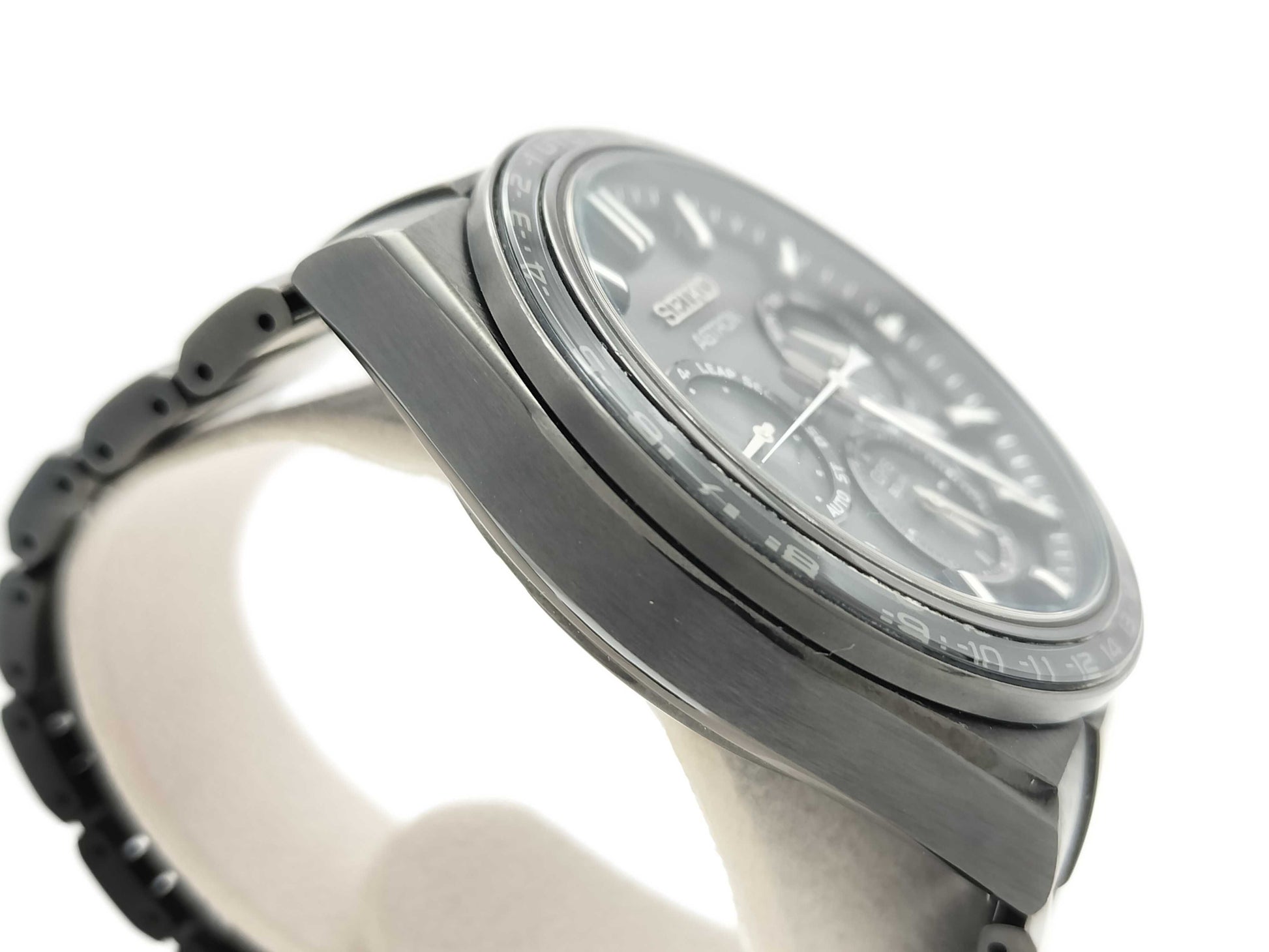 SEIKO Astron SBXC147 5X53-0BR0 3O0851 Solar TI Black Dial Men's Watch