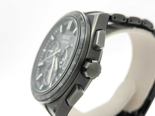 SEIKO Astron SBXC147 5X53-0BR0 3O0851 Solar TI Black Dial Men's Watch