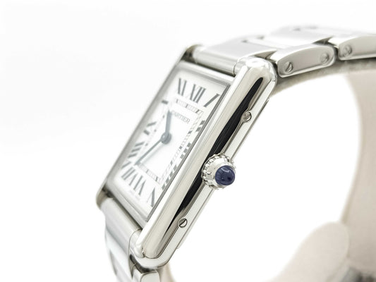Cartier Tank Must LM WSTA0052 4323 171111DY Quartz Silver Dial Women's Watch
