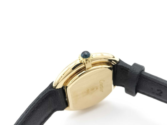 Cartier Ellipse 81974053 670811234 Manual Winding PARIS Dial 18K Gold Unmoving Women's Watch