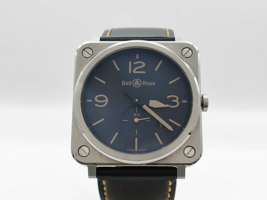Bell & Ross Heritage BRS-64-S-07080 Quartz Black Dial Men's Watch