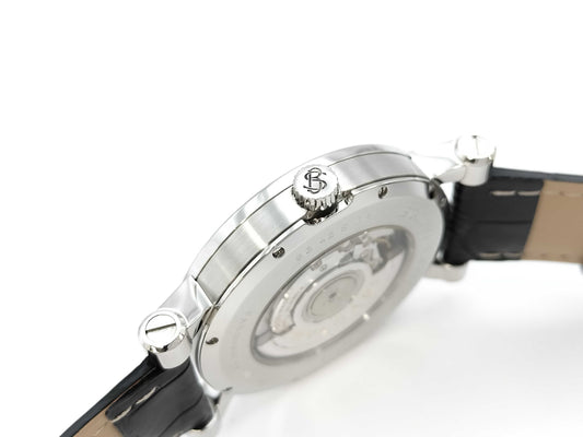 BVLGARI Solitaire SB42SDR O1360 Automatic Black Dial Men's Watch