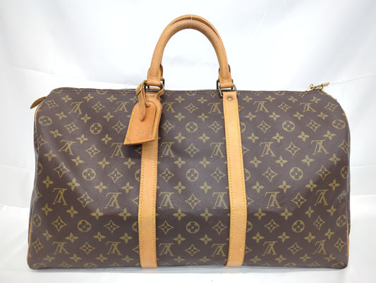 LOUIS VUITTON M41426 Monogram Keepall 50 Boston Bag