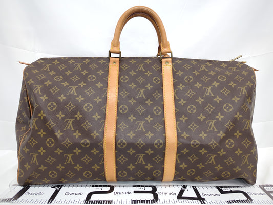 LOUIS VUITTON M41424 Monogram Keepall 55 Boston Bag