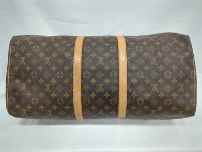 LOUIS VUITTON M41424 Monogram Keepall 55 Boston Bag