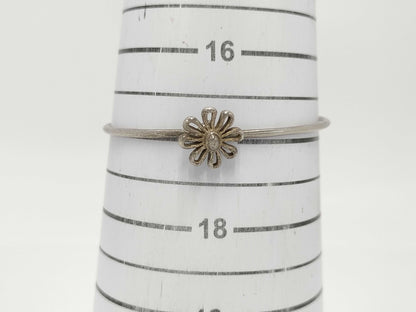 Tiffany & Co. Tiffany & Co. Tiffany & Co. Tiffany Flower Sterling Silver 925 Bangle Bracelet/Bangle