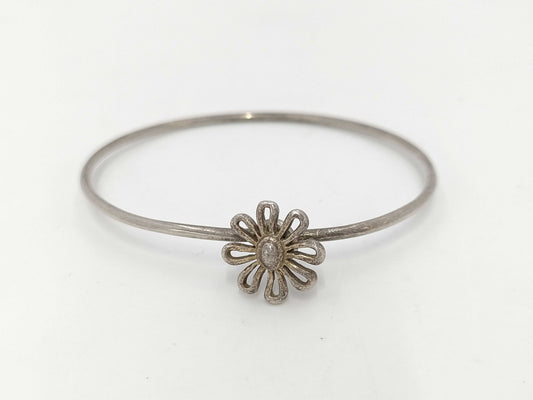 Tiffany & Co. Tiffany & Co. Tiffany & Co. Tiffany Flower Sterling Silver 925 Bangle Bracelet/Bangle
