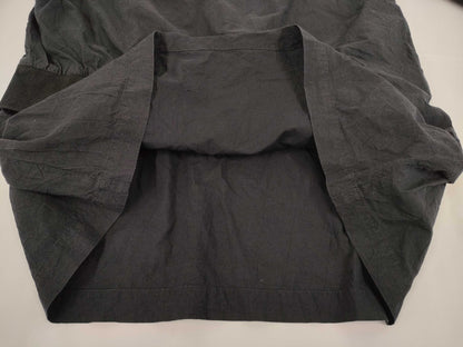 Ys Yohji Yamamoto Ribbed Cotton Long Sleeve Dress, Black, Size 2