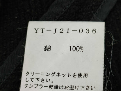 Ys Yohji Yamamoto 2/4 Sleeve Single Breasted Jacket, Black, Size 2