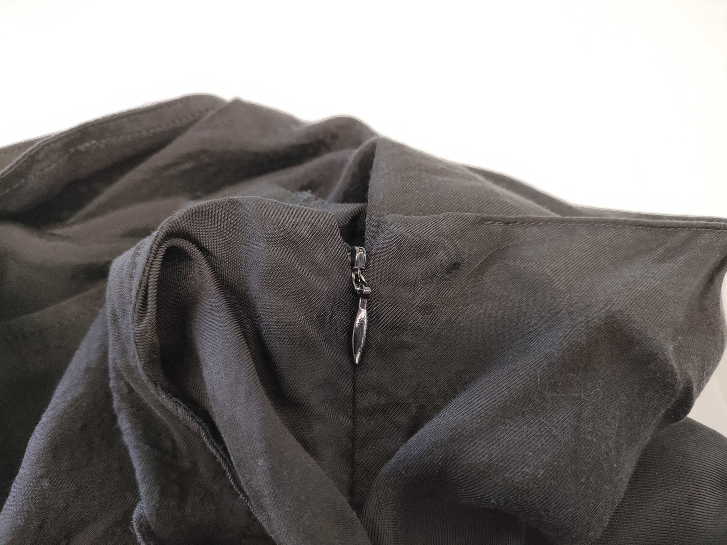 Ys Yohji Yamamoto Thin Modified Cami Dress in Black