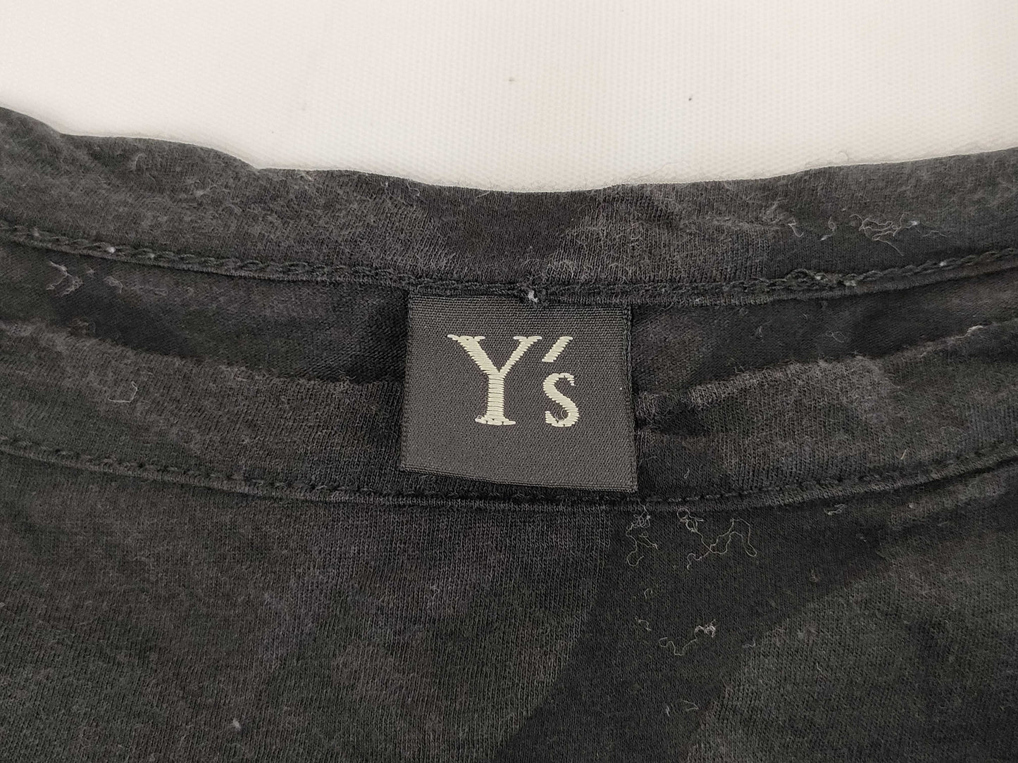 Ys Yohji Yamamoto All-Over Print T-Shirt, Black, Size 2