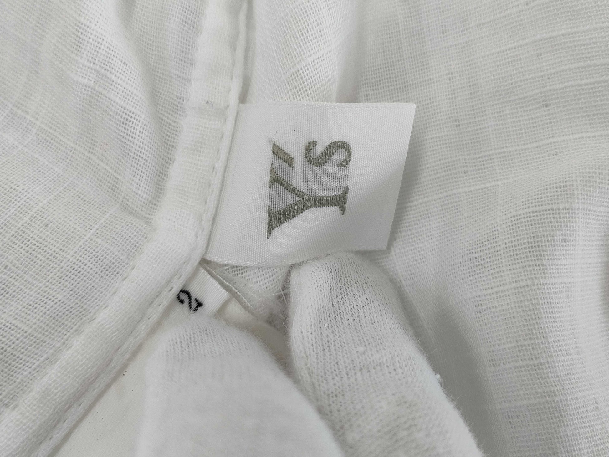 Ys Yohji Yamamoto Linen Short Sleeve Shirt, White, Size 2