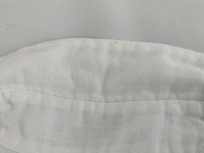 Ys Yohji Yamamoto Linen Short Sleeve Shirt, White, Size 2