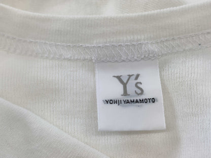 Ys Yohji Yamamoto Sleeveless Tank Top, White, Size 3, Tops