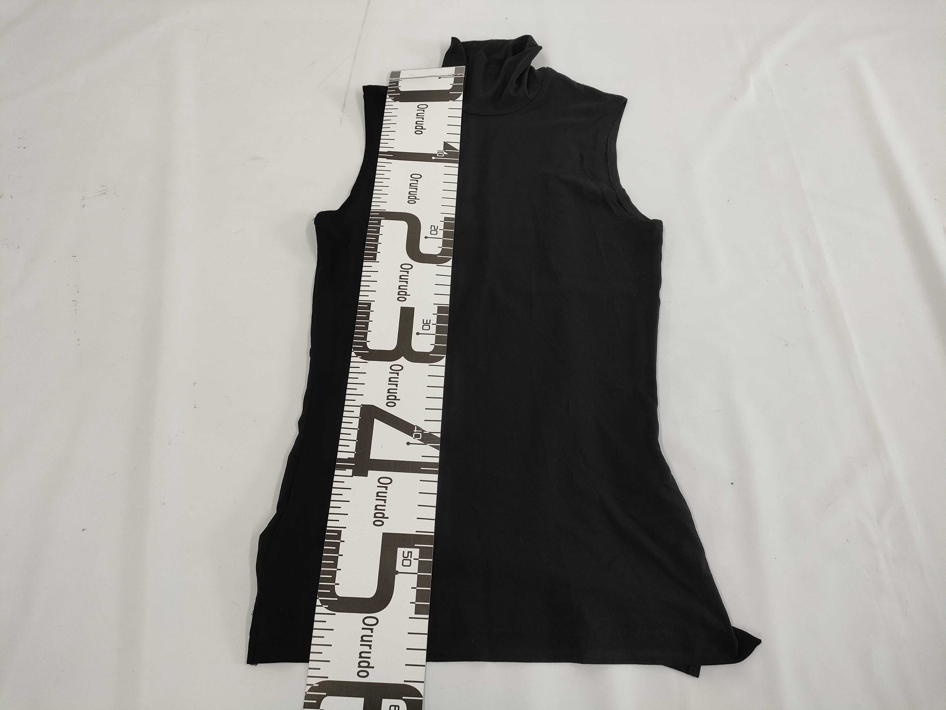Ys Yohji Yamamoto Turtleneck Sleeveless Top, Black, Size 3