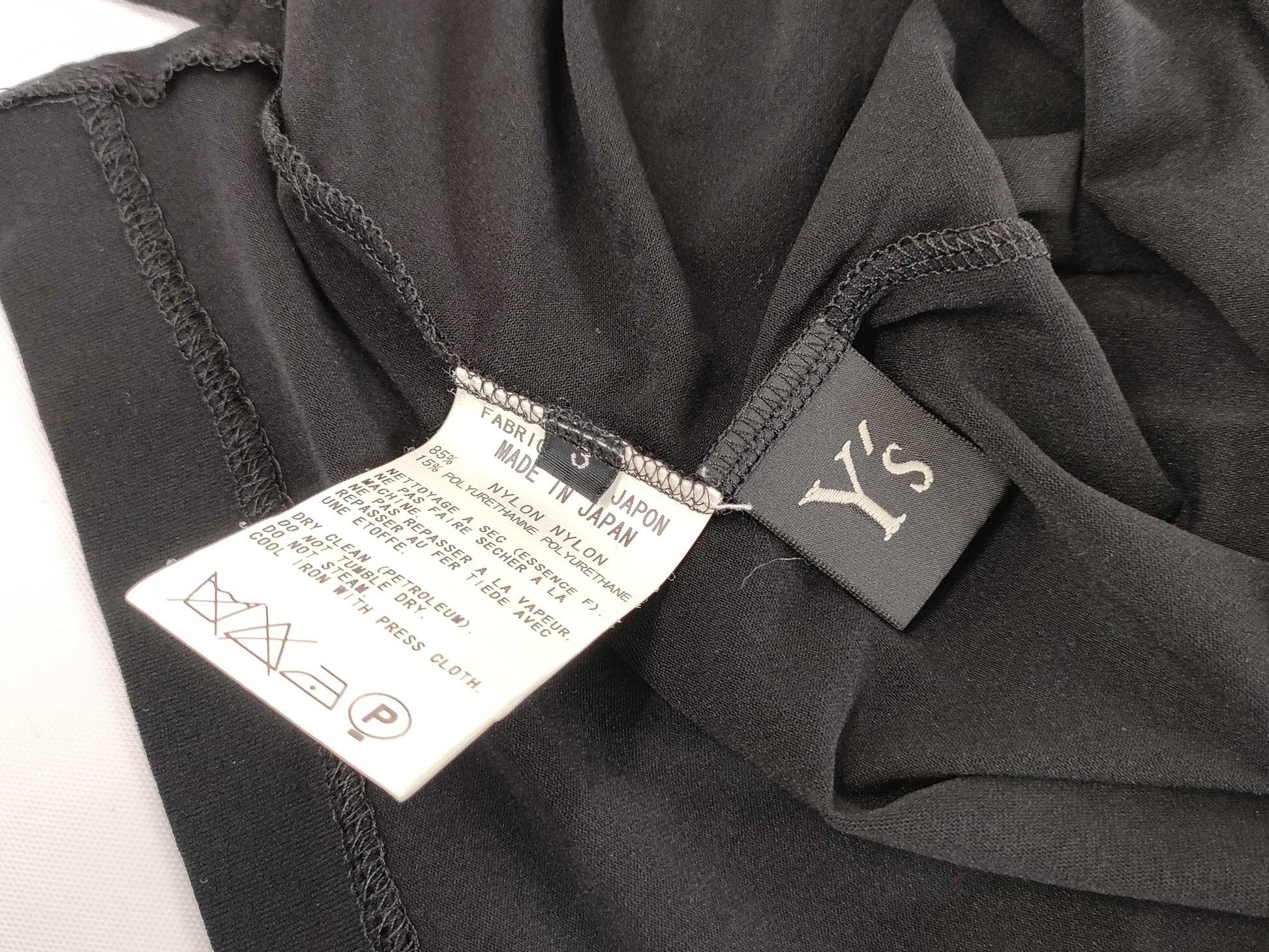 Ys Yohji Yamamoto Turtleneck Sleeveless Top, Black, Size 3