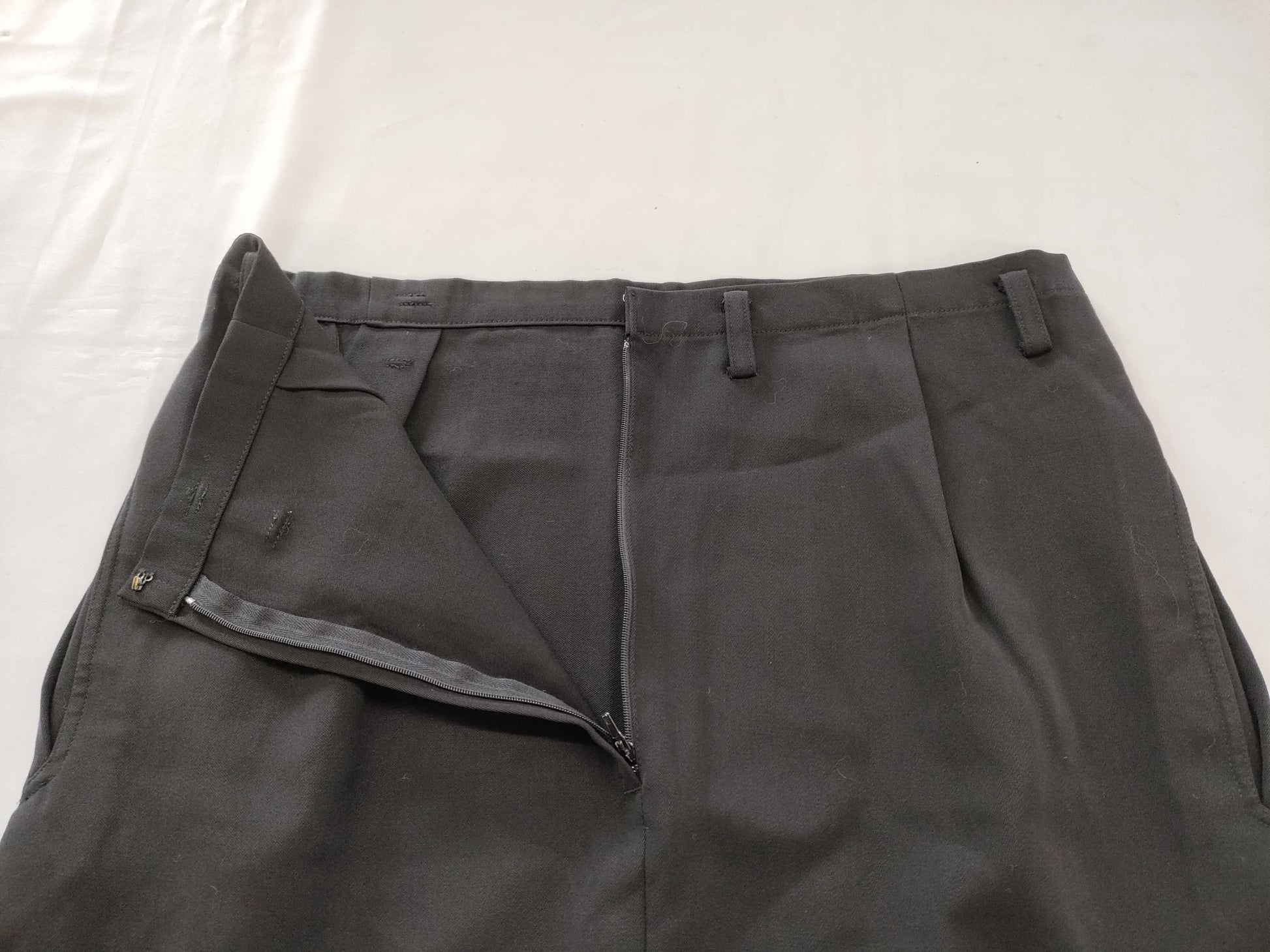 Ys Yohji Yamamoto wool tight long skirt in black